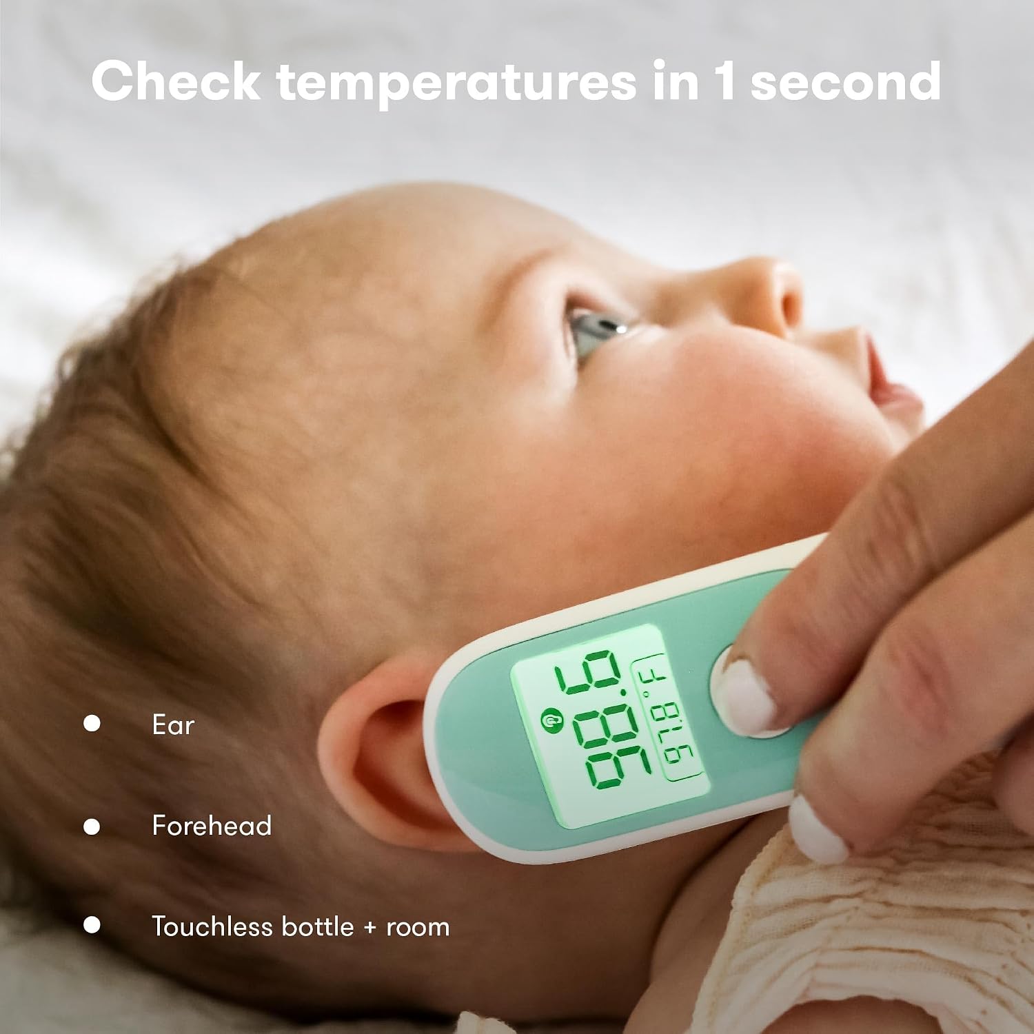 Frida Baby 3-in-1 Infrared Thermometer for Ear, Forehead & Touchless — view 2