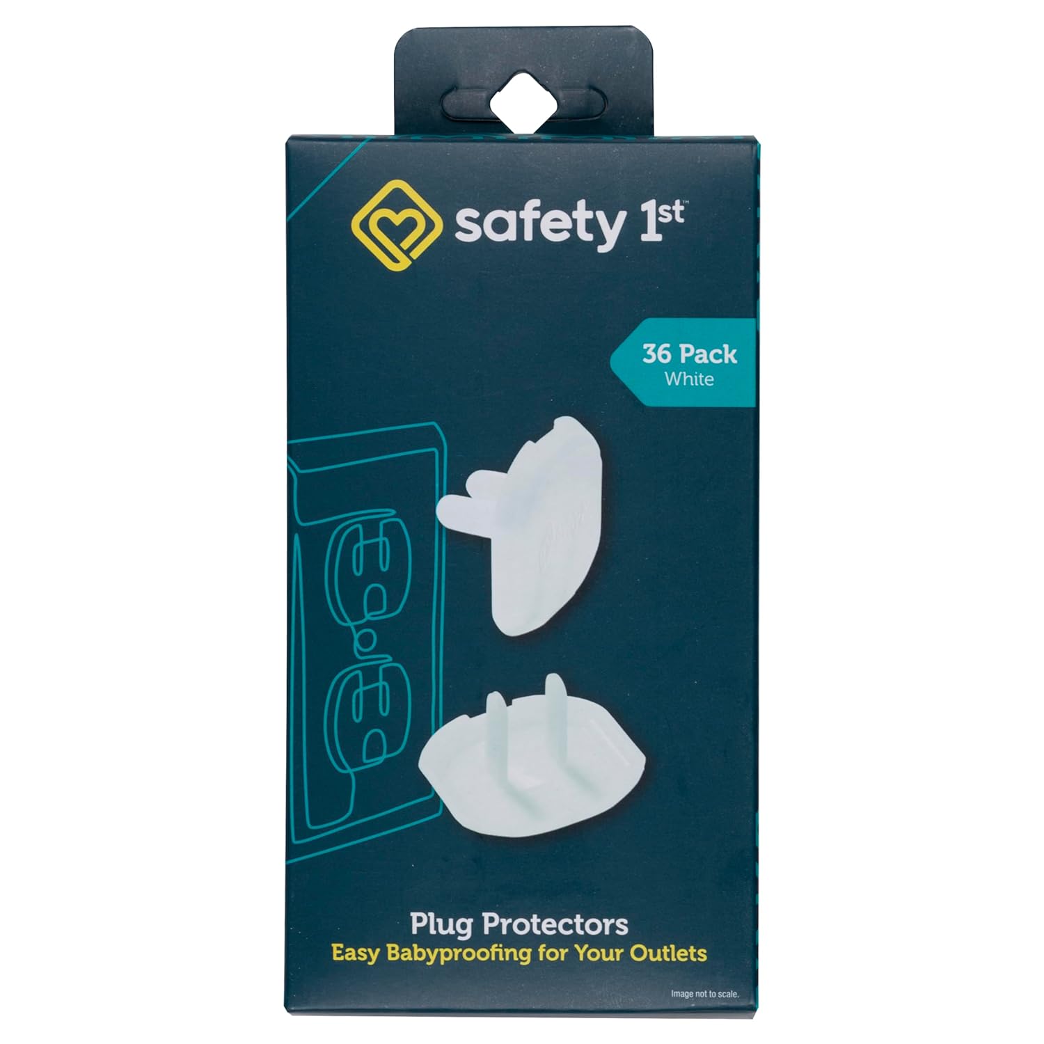 Safety 1st Electrical Outlet Baby Proof Covers, Secure Outlet Plugs