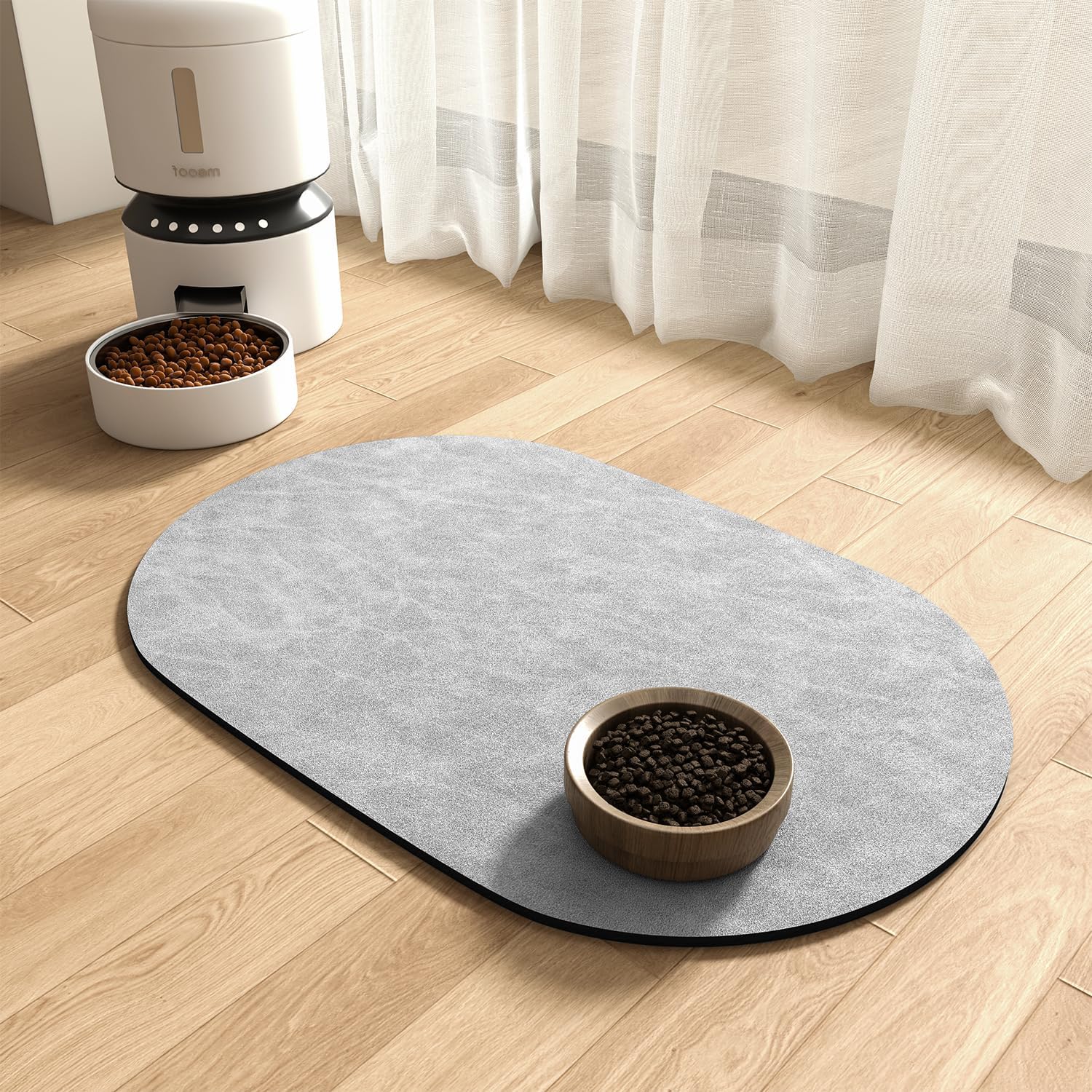 Absorbent Dog Food Mat-Cat Dog Mat for Food and Water Bowl, Quick Dry Pet Food…