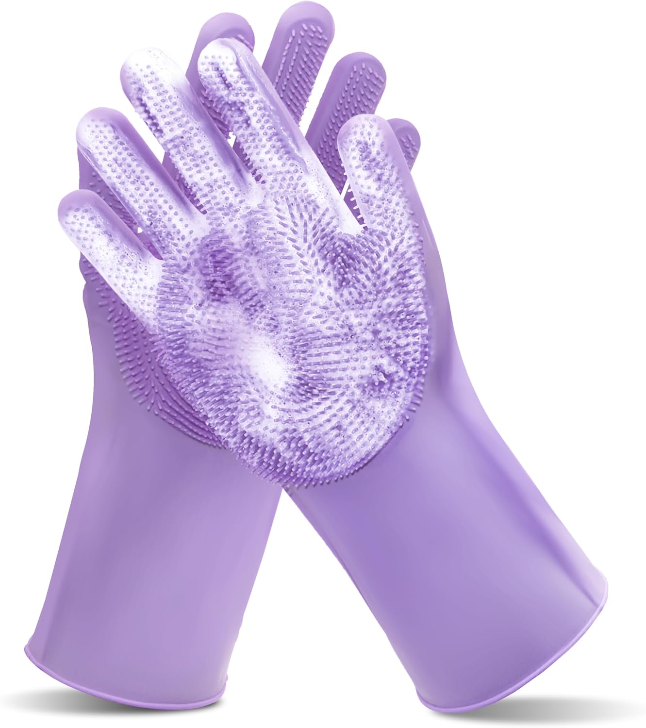Maiiu Pet Grooming Gloves—Dog Washing Gloves with High-Density Teeth | Dog Bath Scrubber with Enhanced Five Finger Design, Silicone Gloves for Dogs and Cats Bathing, Massage (Blue) - Image 10