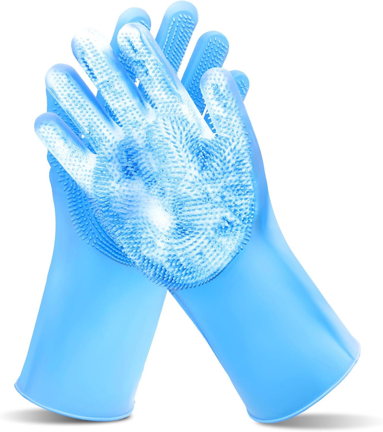 Maiiu Pet Grooming Gloves—Dog Washing Gloves with High-Density Teeth | Dog Bath…
