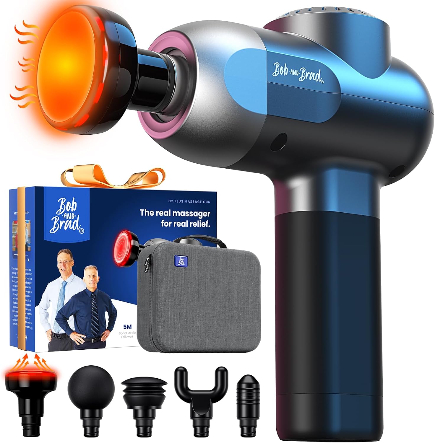 BOB AND BRAD C2 Pro Massage Gun with Heat and Cold Therapy, FSA Eligible & HSA Approved — view 12