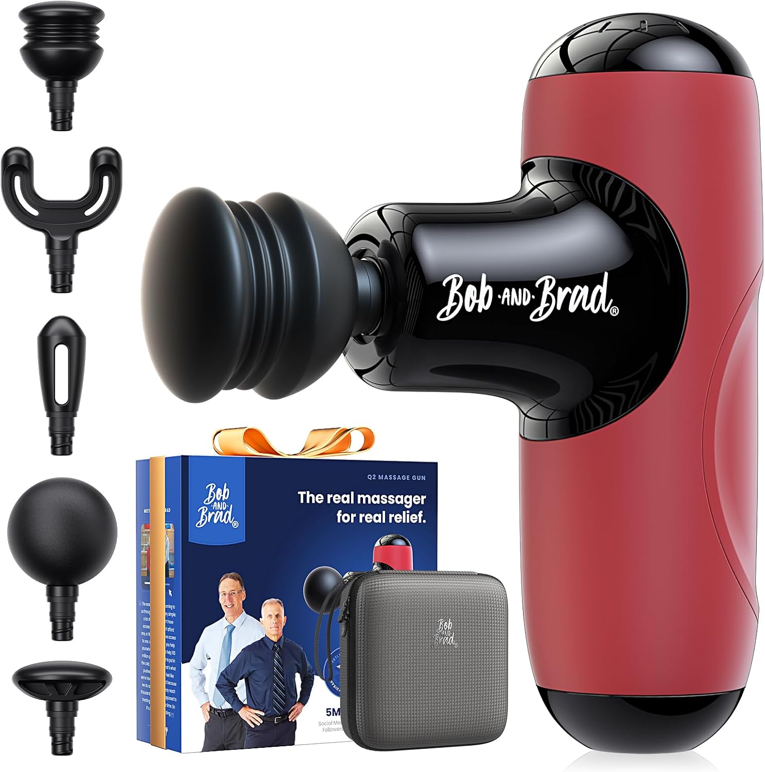 BOB AND BRAD Q2 Pro Mini Massage Gun with Heat and Cold, Pocket-Sized Deep Tissue Massager, HSA — view 11