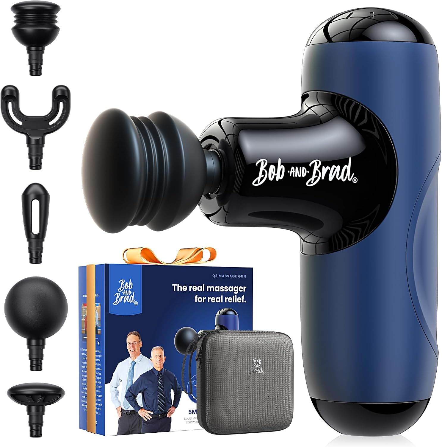 BOB AND BRAD Q2 Pro Mini Massage Gun with Heat and Cold, Pocket-Sized Deep Tissue Massager, HSA — view 14
