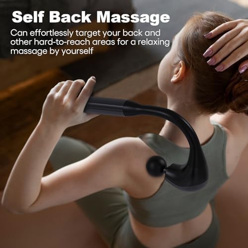 Fronnor Massage Gun Deep Tissue with Extended Handle Revolutionary U-Shaped Back Massager Body — view 2