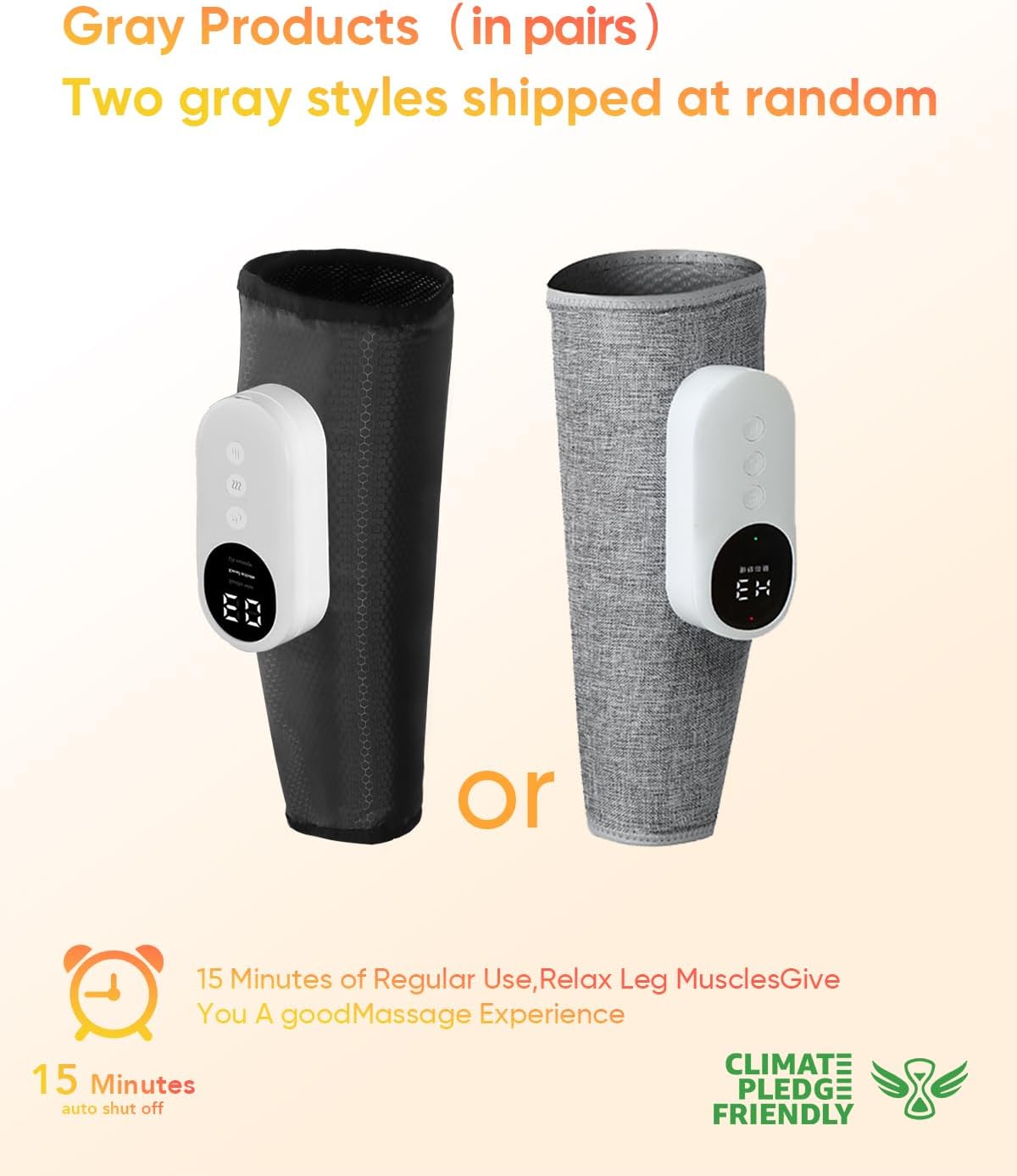 LINGTENG Leg Massager for Circulation and Pain Relief, Calf Air Compression — view 2