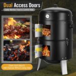 Versatile 6-in-1 Charcoal Smoker Grill