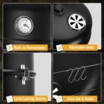 Versatile 6-in-1 Charcoal Smoker Grill