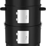 Vertical Charcoal Smoker Dual Doors