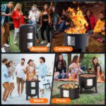 Vertical Charcoal Smoker Dual Doors
