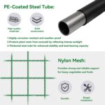 Robust Green Metal Garden Arch Trellis