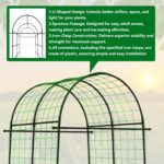 Robust Green Metal Garden Arch Trellis
