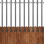 Adjustable Black Metal String Light Poles