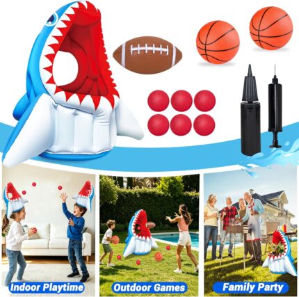 Giant Inflatable Shark Toss Game - image 2