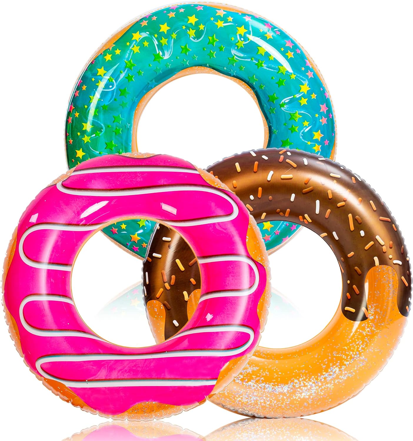 Inflatable Swim Tube Donut Pool Floats