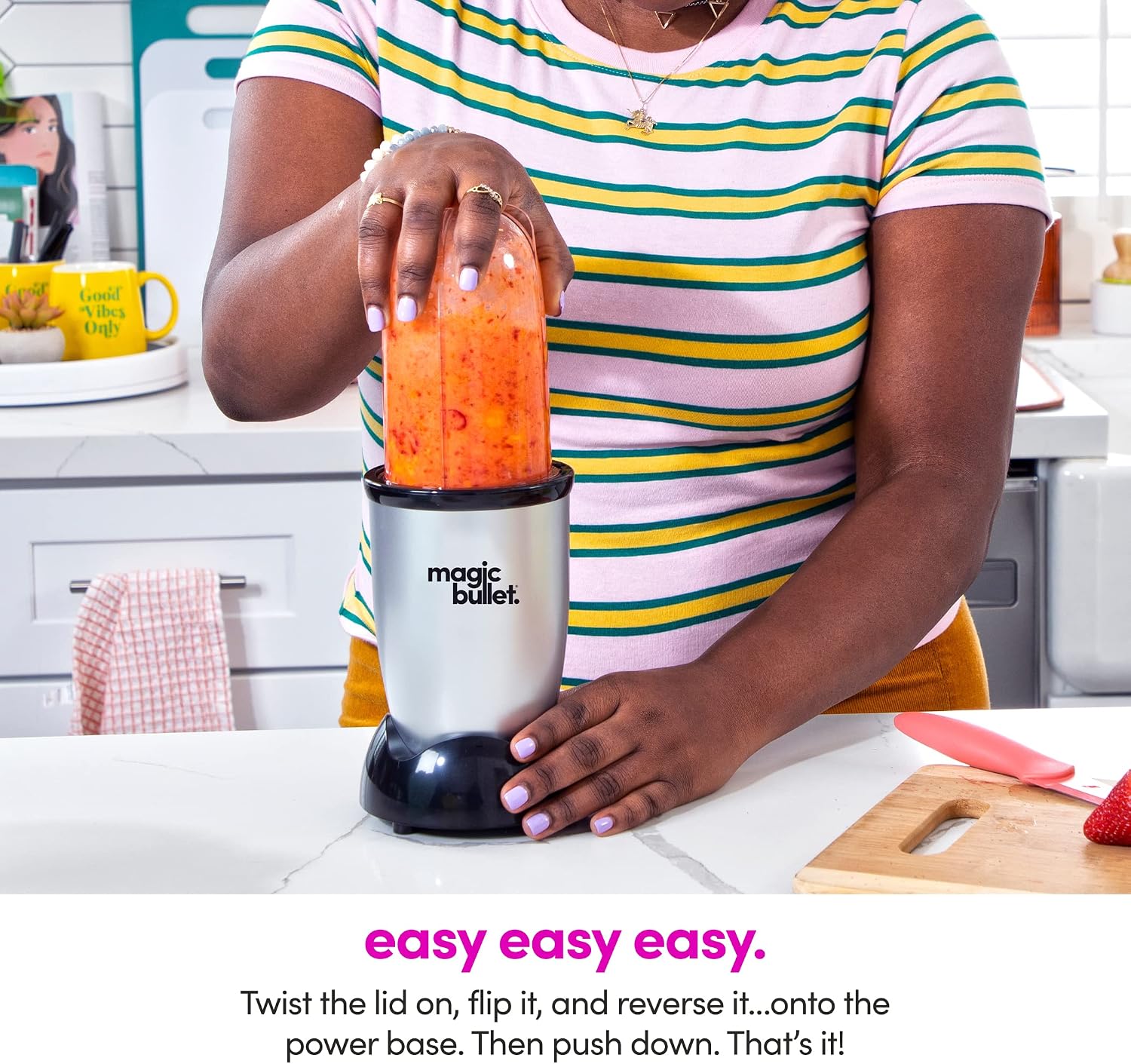 magic bullet Personal Blender for Shakes, Smoothies, Food Prep, and Frozen — view 2