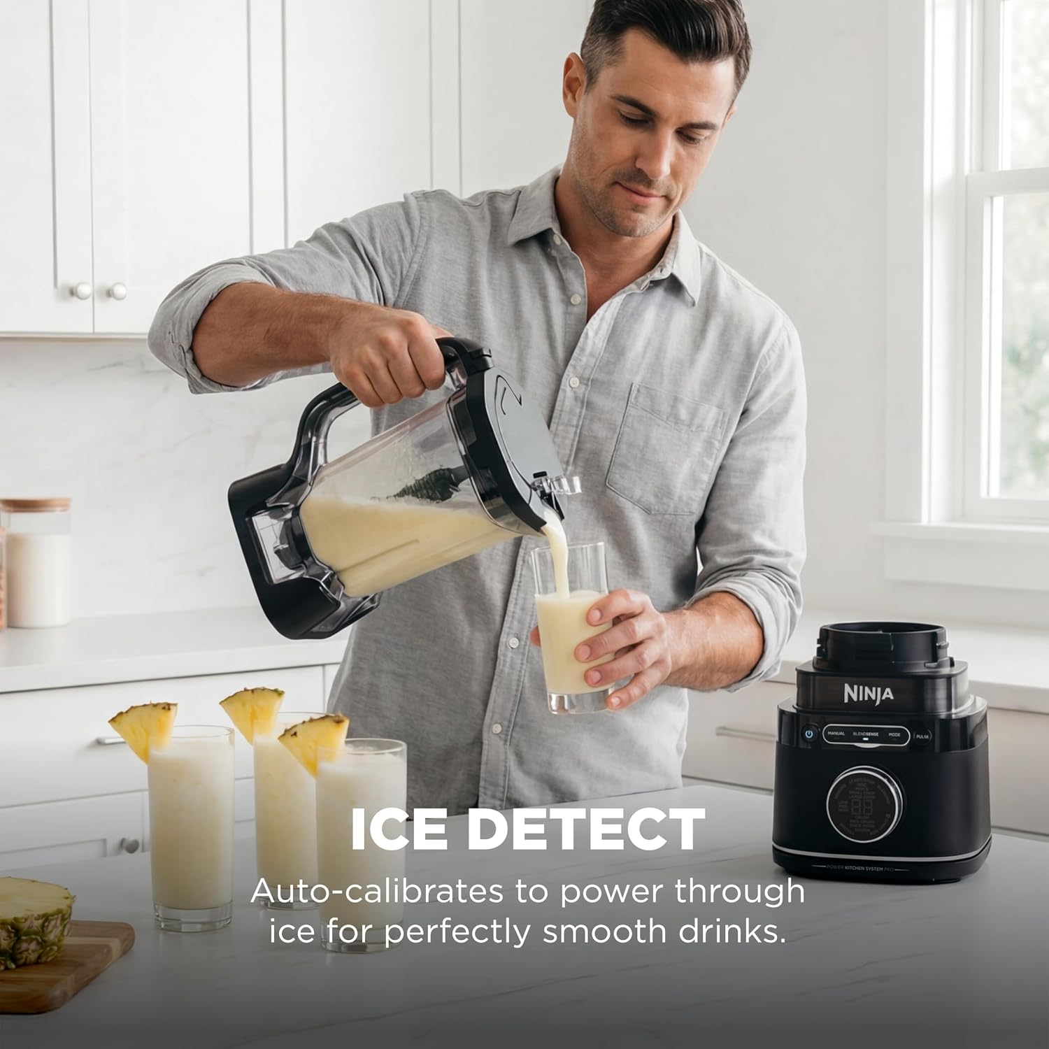 Ninja Kitchen System, BlendSense Tech, 72 oz, 1800PW, Black, TB401 — view 2