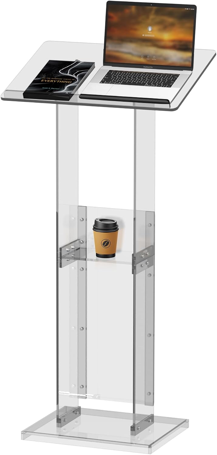Clear Acrylic Podium