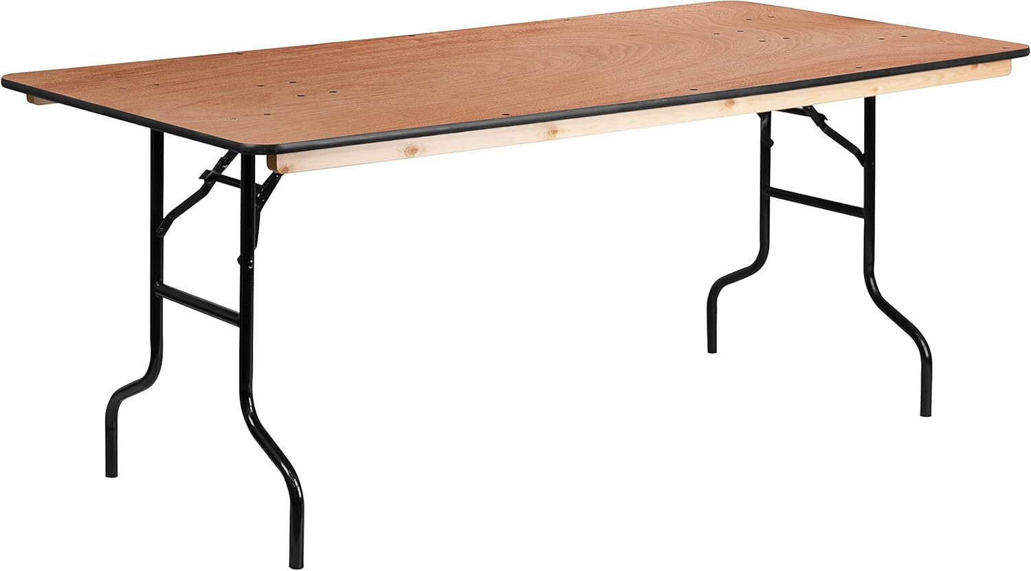 72 Rectangular Wood Folding Table
