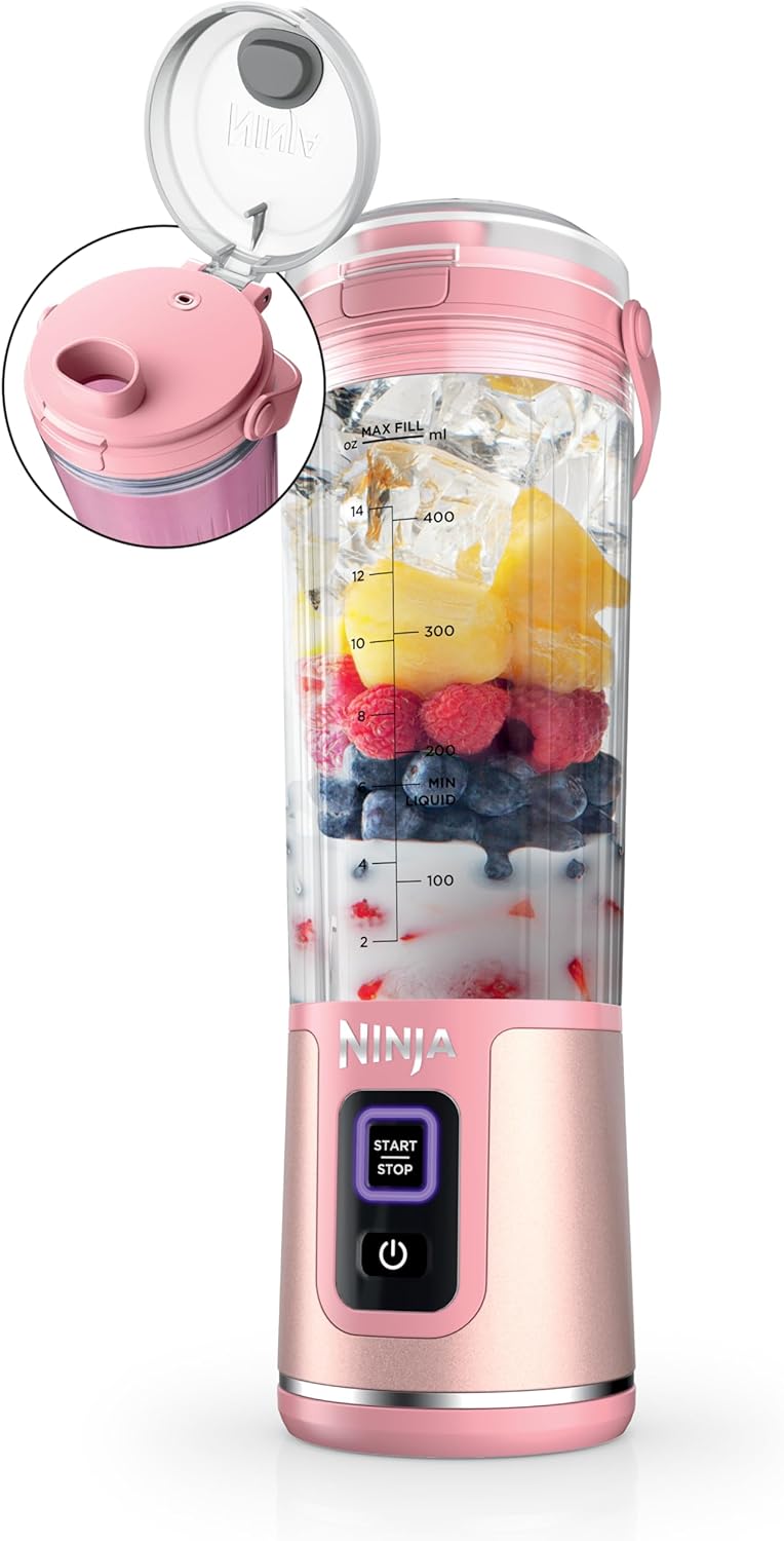 Ninja Blast Portable Blender Pink - Cordless Smoothie Maker
