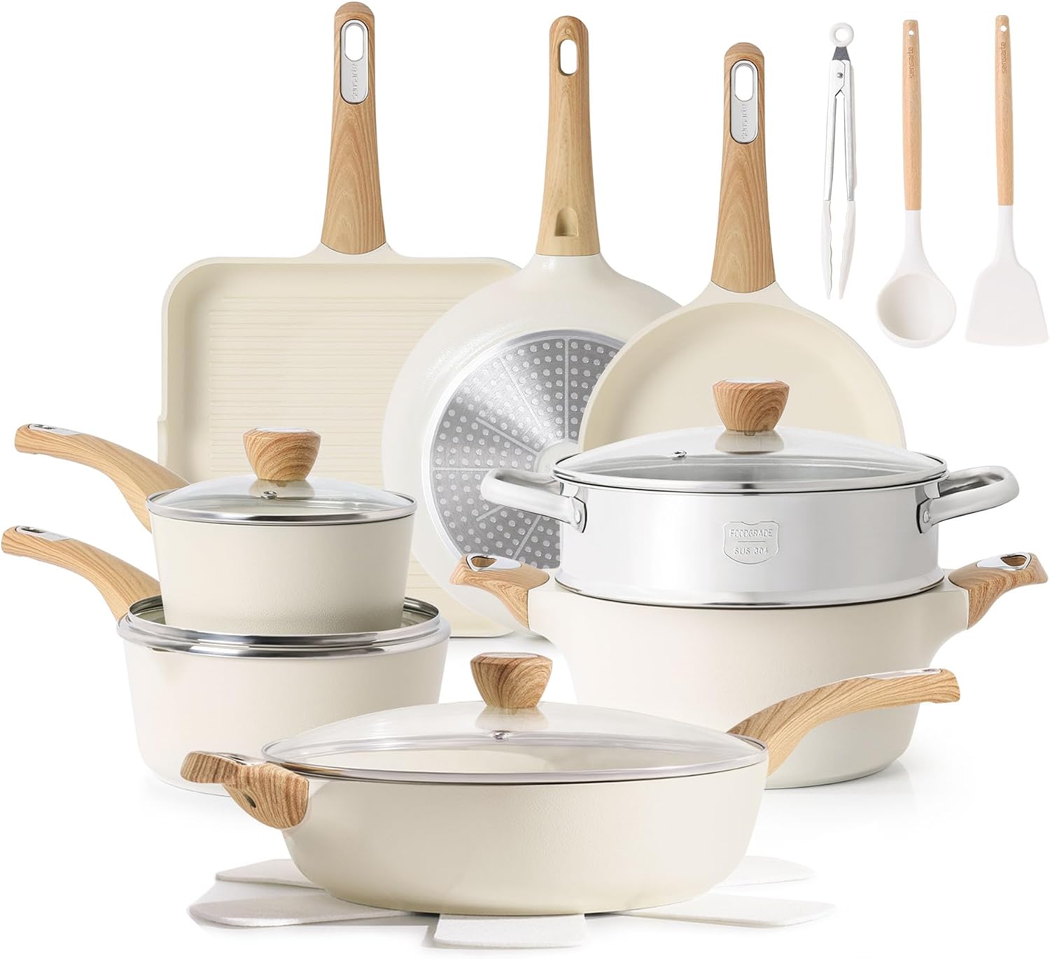 Sensarte Non-stick Ceramic Cookware