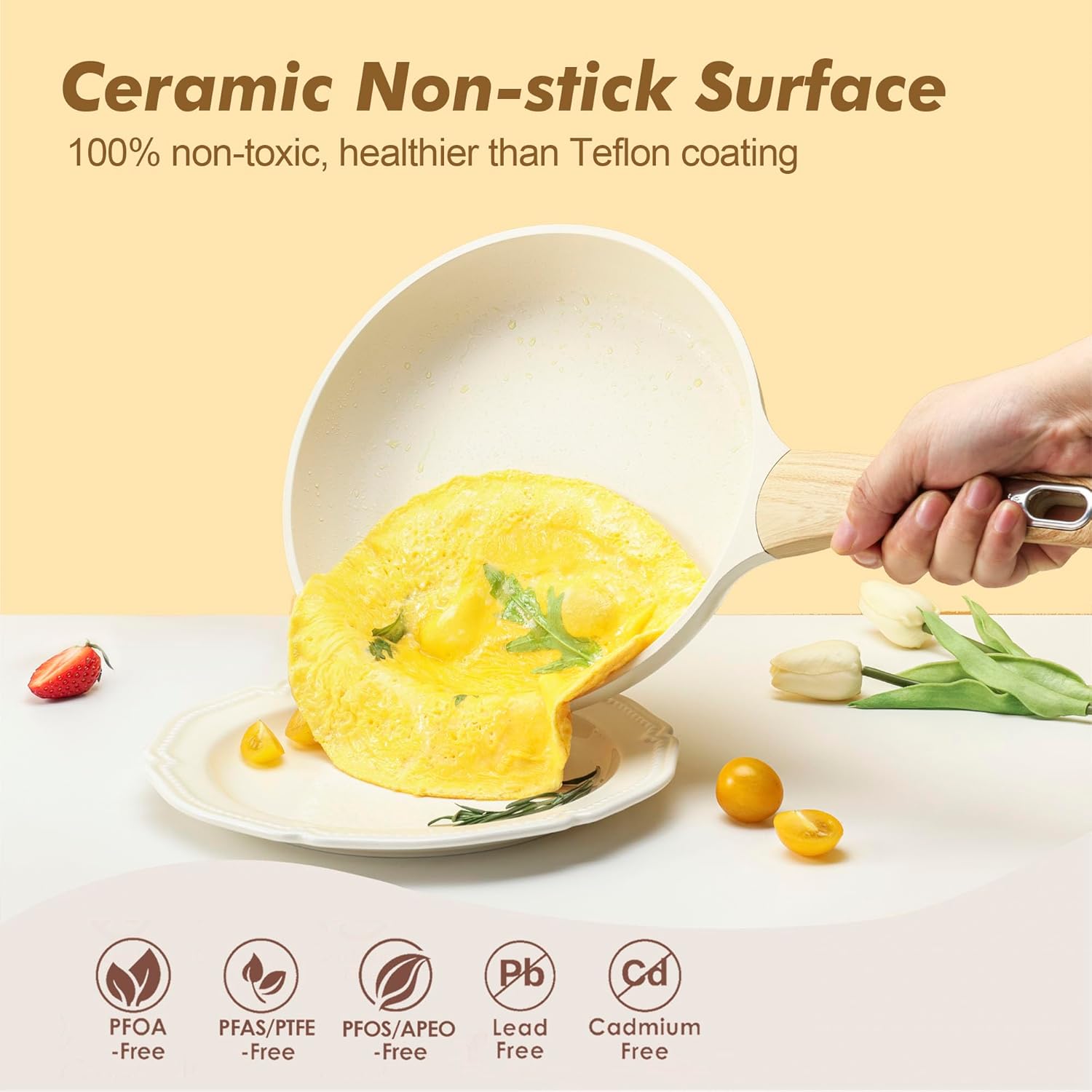 Sensarte Non-stick Ceramic Cookware — view 2