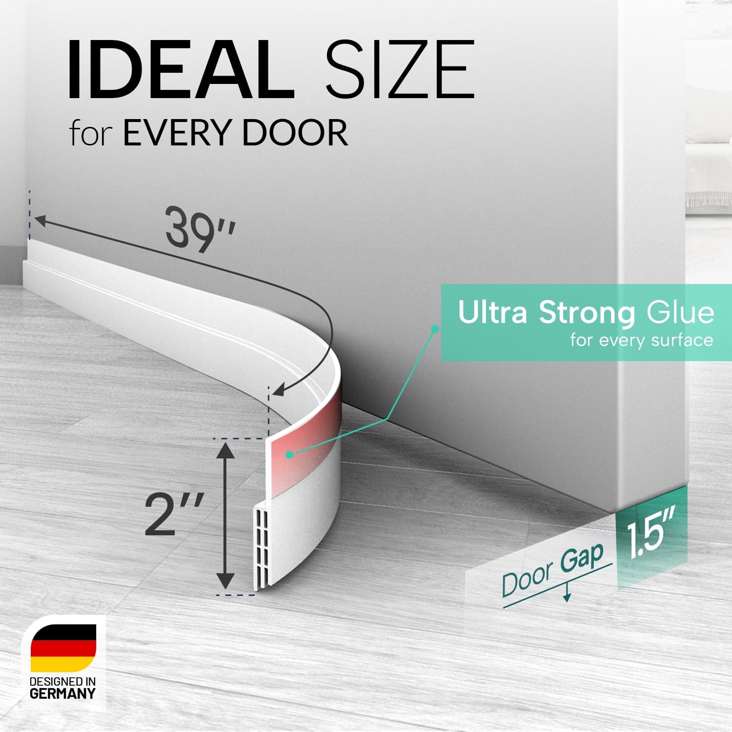 VELLURE Self-Adhesive Door Seal - Hình 2