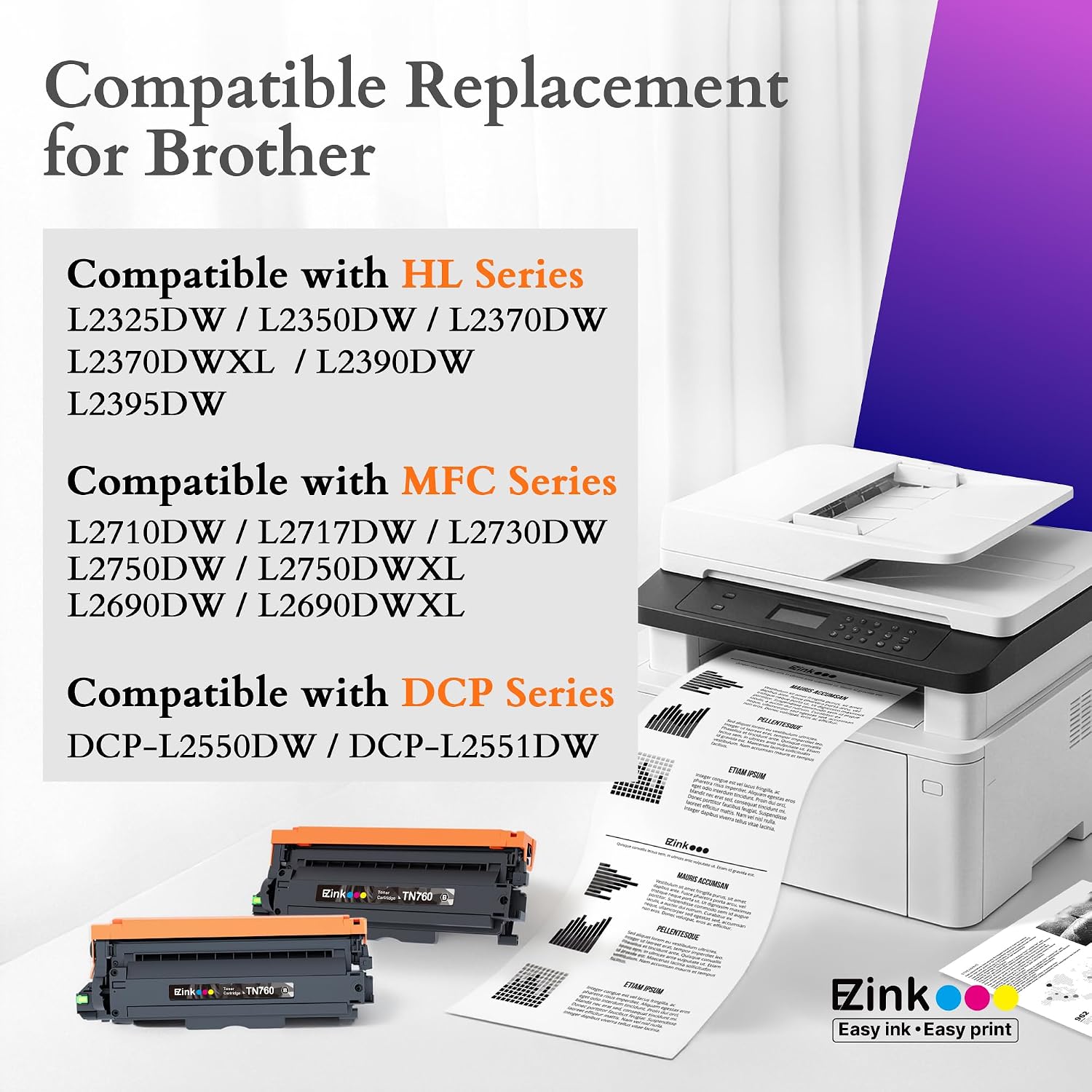 TN760 Toner for Brother Printer TN-760 TN 760 TN-760/ TN730 TN-730 TN-730