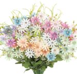 Artificial White Daisy Flower Bouquet - Hình 11
