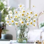 Artificial White Daisy Flower Bouquet