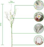Artificial White Daisy Flower Bouquet - Hình 2