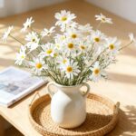 Artificial White Daisy Flower Bouquet - Hình 4