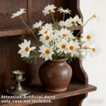 Artificial White Daisy Flower Bouquet - Hình 5