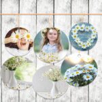 Artificial White Daisy Flower Bouquet - Hình 9