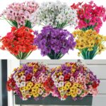 Vibrant Mixed Artificial Flower Bouquets
