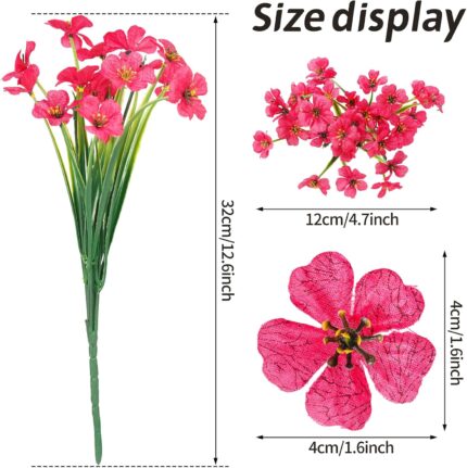 Vibrant Mixed Artificial Flower Bouquets - Hình 2