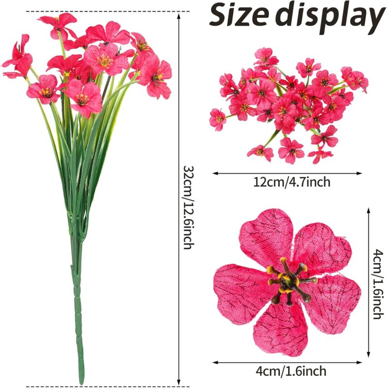 Vibrant Mixed Artificial Flower Bouquets - Hình 2