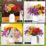 Vibrant Mixed Artificial Flower Bouquets - Hình 6