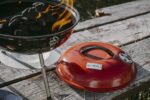 14.5-inch Portable Red Charcoal Kettle Grill - image 2