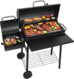 Outdoor Offset Smoker Charcoal Grill