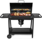 Outdoor Offset Smoker Charcoal Grill - image 8
