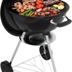 Portable 18-inch Black Kettle Charcoal Grill