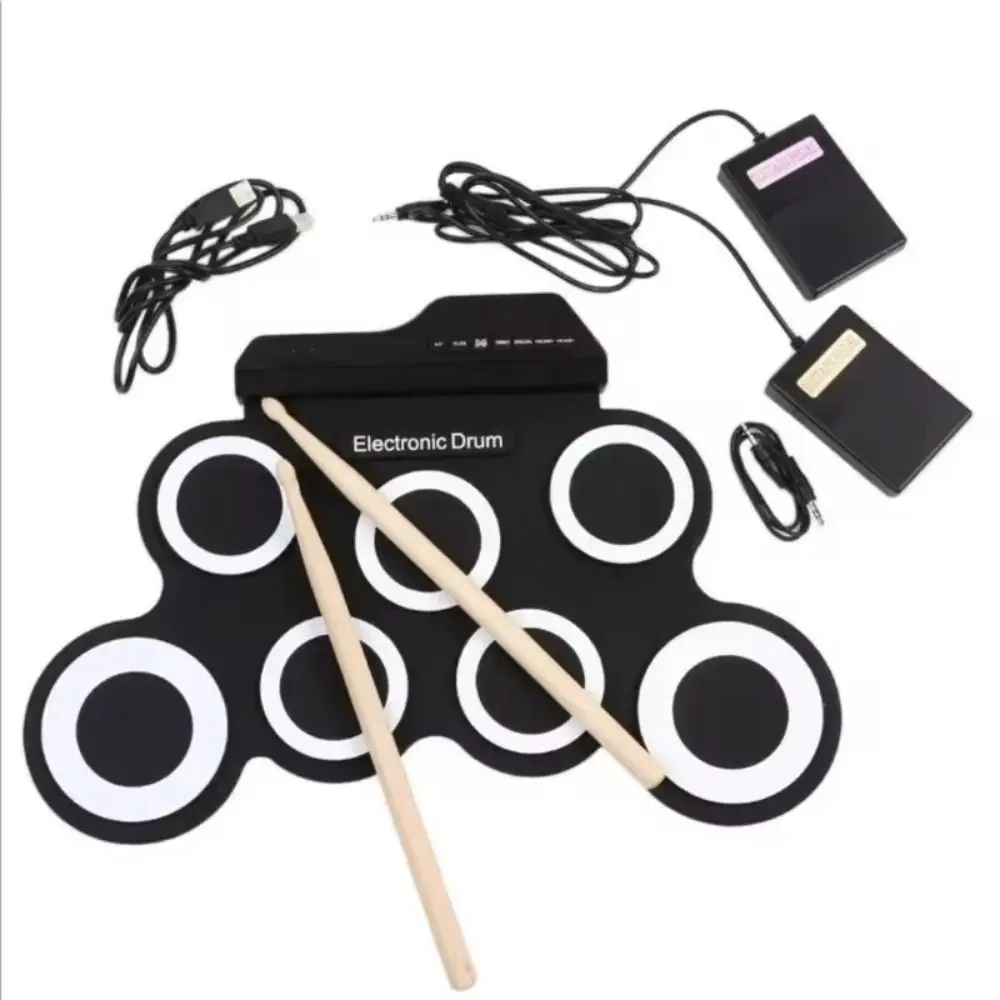 Portable Roll-Up Electronic Drum Kit - Hình 2