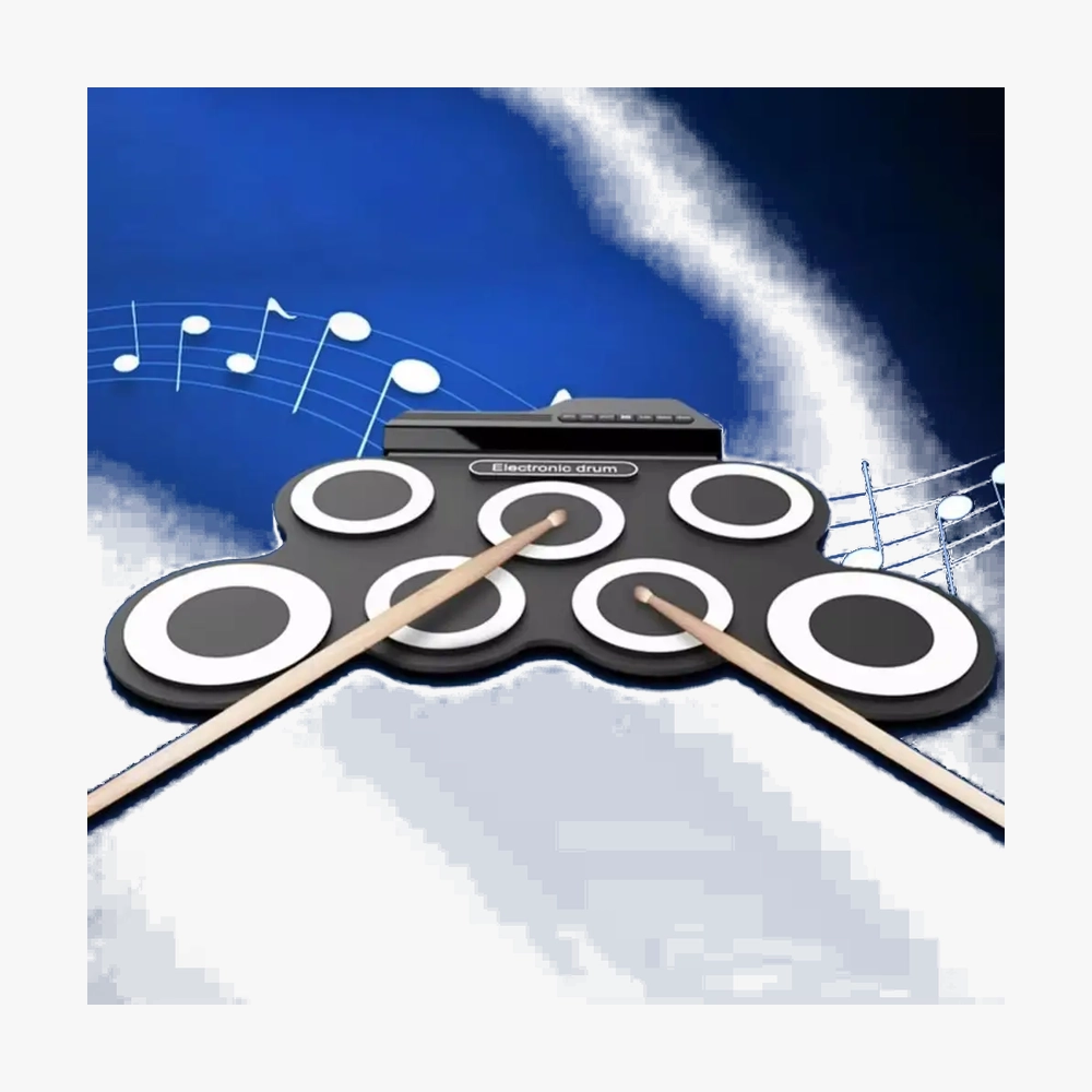 Portable Roll-Up Electronic Drum Kit