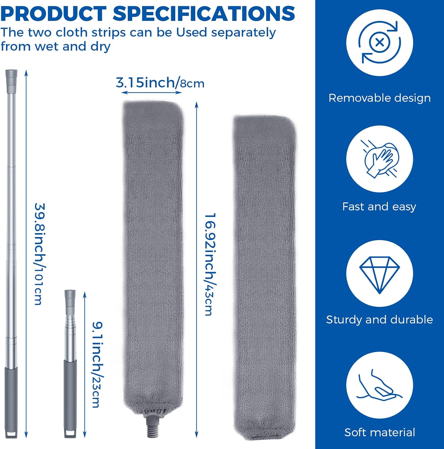 Flexible Microfiber Gap Cleaning — view 2