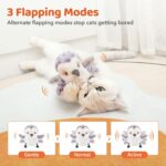Interactive Flapping Sandpiper Bird Toy for Cats with Chirping Sounds — view 3