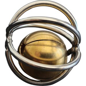 Metal Foraging Ball – Durable & Chew Toy for Parrots