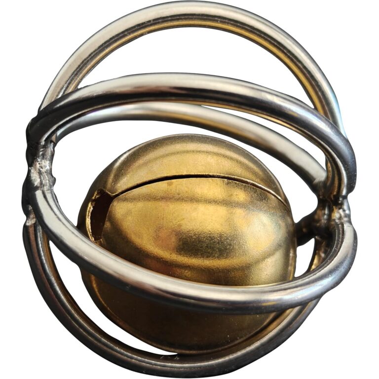 Metal Foraging Ball - Durable & Chew Toy for Parrots