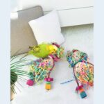 Vibrant Foraging Shredder Bird Toys – Sola & Sepak Takraw Balls — view 5