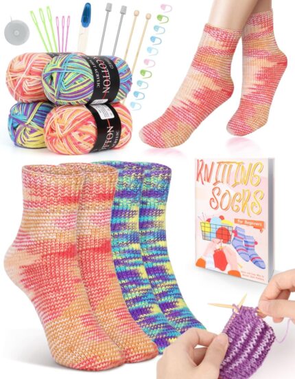 Beginner Sock Knitting Kit